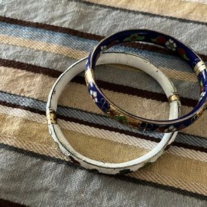 2 Vintage Cloissone Bangles